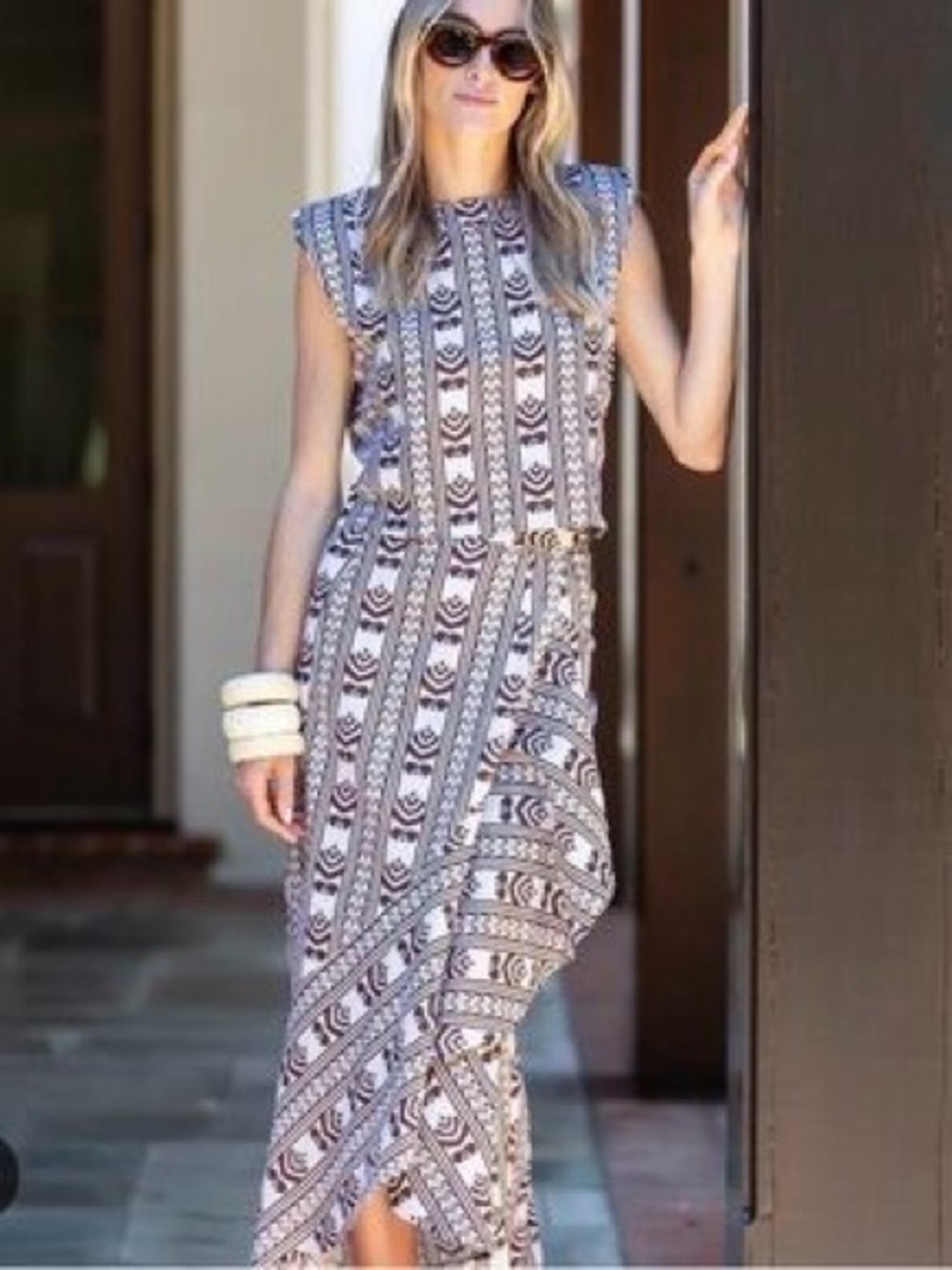 Julia Amory Printed Skirt